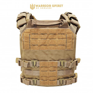 Плитоноска Warrior Spirit WS-EXP 3.0 Coyote (под плиту 25*30). Photo 2
